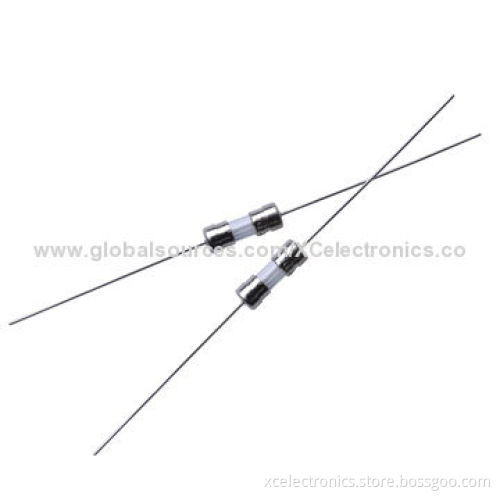 Glass tube fuse, fast acting, 3.6 x 10mm, cULus certified, comply with RoHS and REACH standards